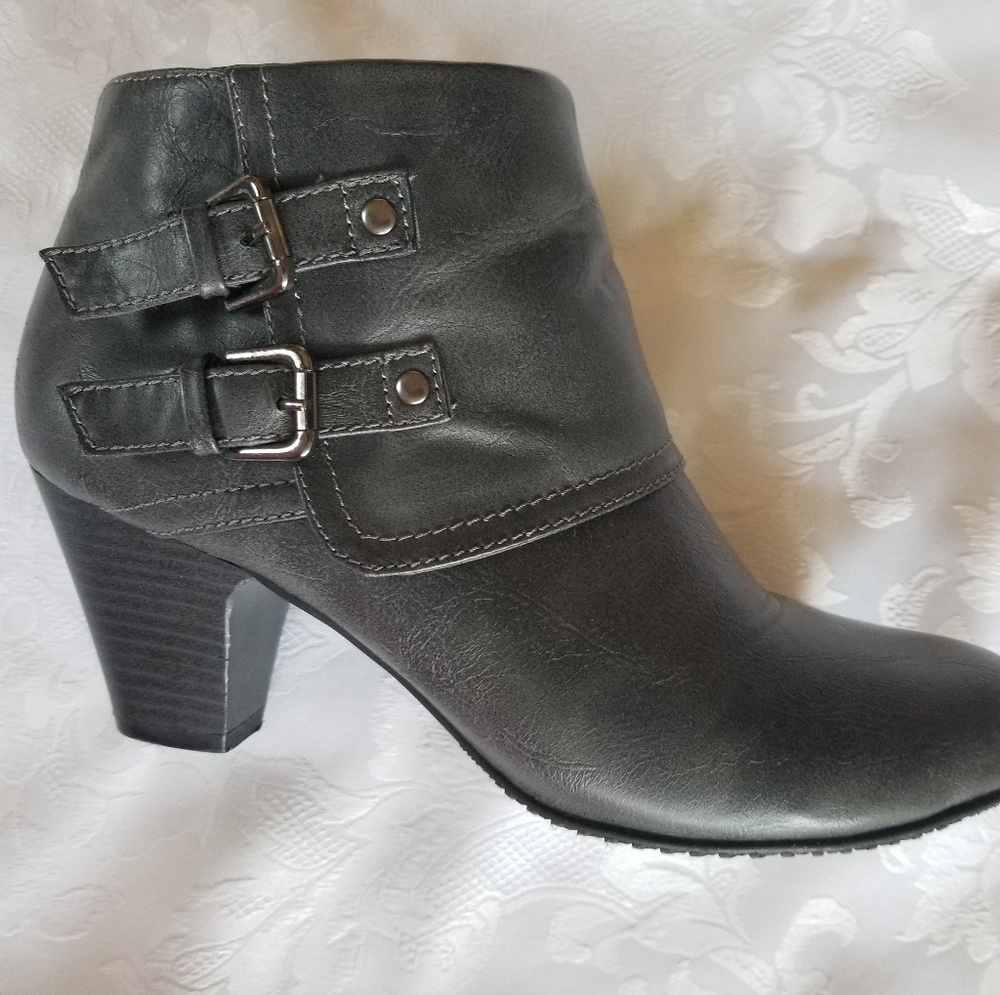Grey booties